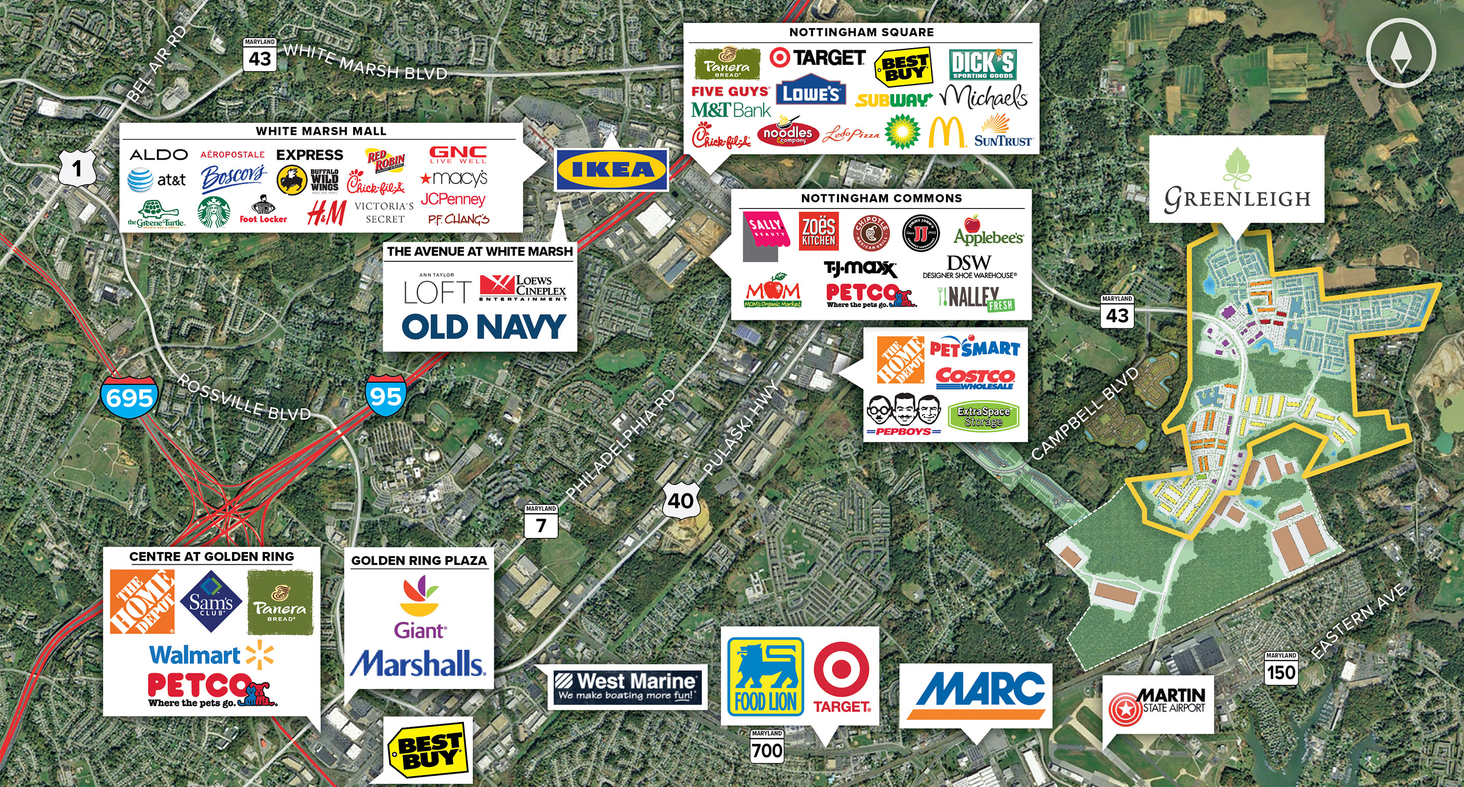 Greenleigh at Baltimore Crossroads Middle River MD Office Flex Retail