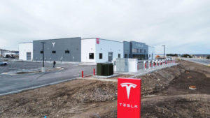 The Drake Motor Partners Tesla dealership in Liberty Lake, WA.